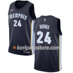 Memphis Grizzlies Dillon Brooks 24 Nike 2017-18 Navy Miesten Pelipaidat Swingman 